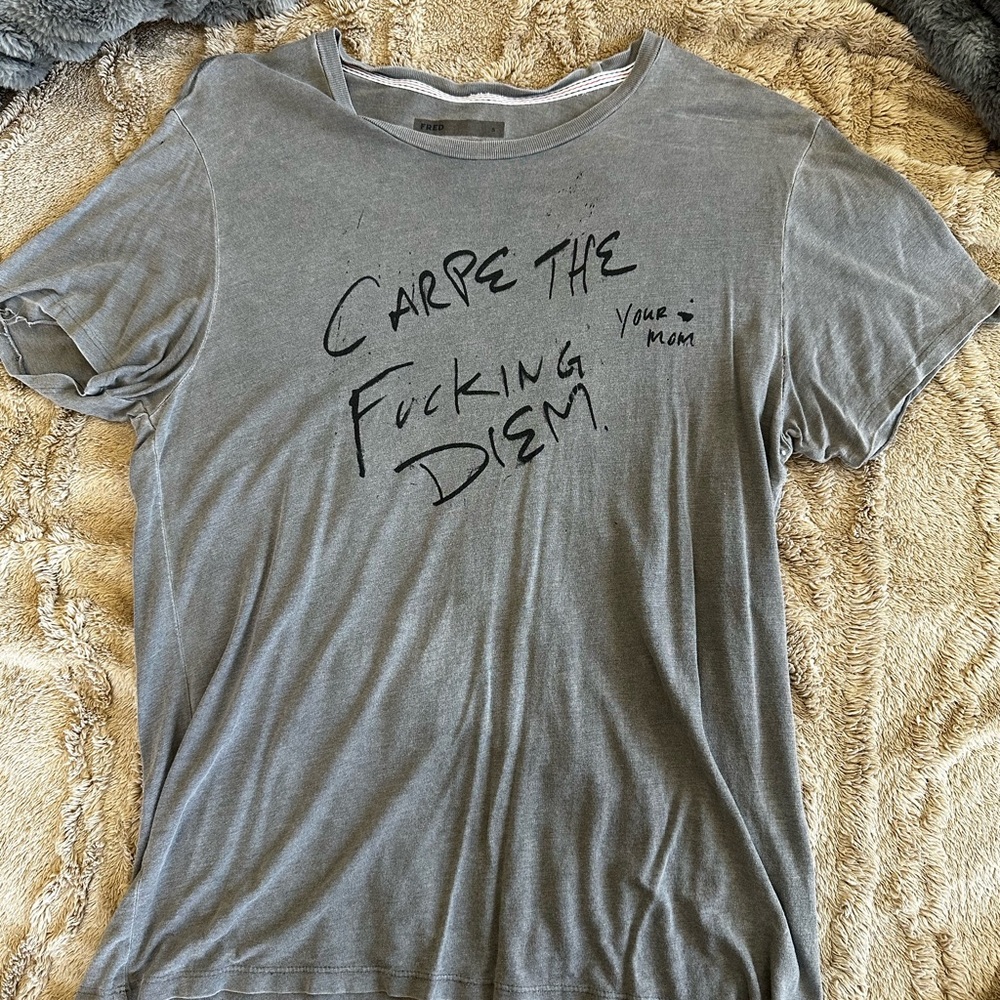 Fred Segal Charcoal Graphic Short Sleeve Tee